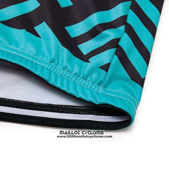 2019 Maillot Ciclismo Vital Concept Bleu Blanc Noir Manches Longues et Cuissard